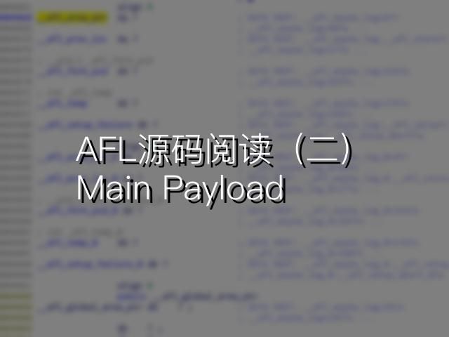 AFL源码阅读（二）：Main Payload 汇编