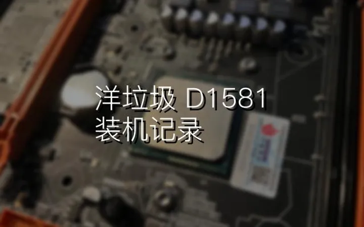 洋垃圾 D1581 装机记录